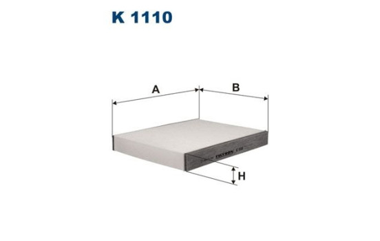 Interior filter K 1110 Filtron