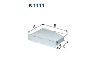 Interior filter K 1111 Filtron