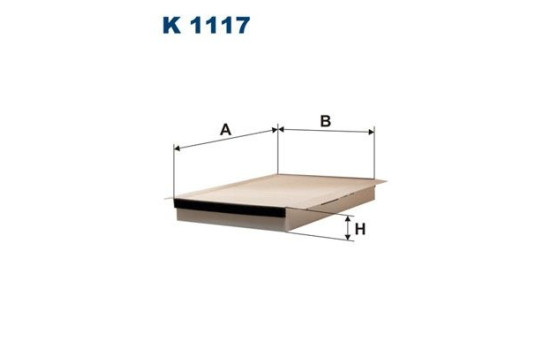 Interior filter K 1117 Filtron