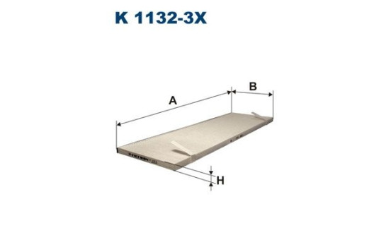 Interior filter K 1132-3x Filtron
