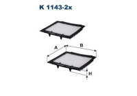 Interior filter K 1143-2x Filtron