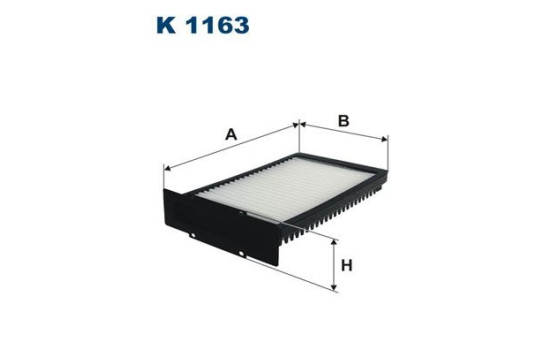 Interior filter K 1163 Filtron