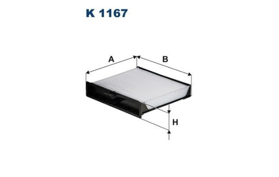 Interior filter K 1167 Filtron