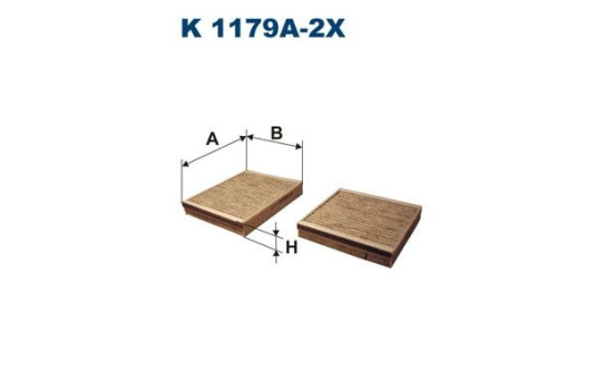 Interior filter K 1179A-2x Filtron