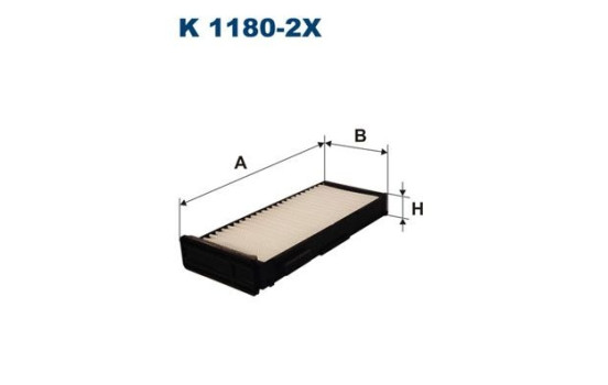 Interior filter K 1180-2x Filtron