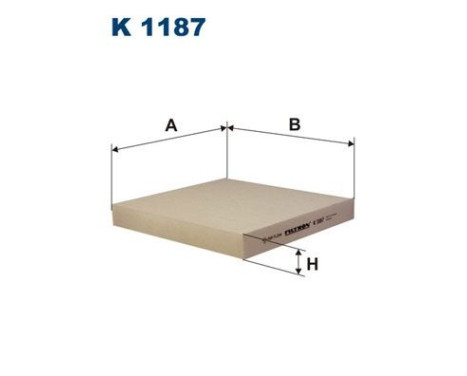 Interior filter K 1187 Filtron