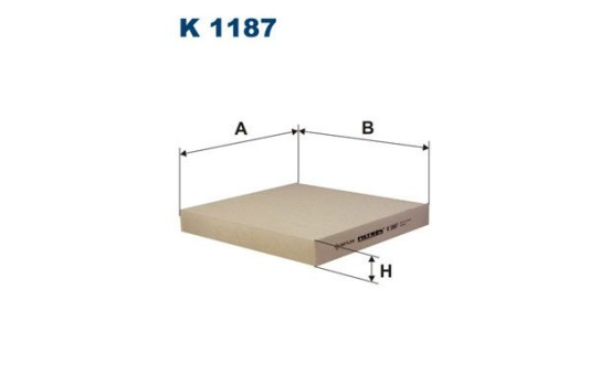Interior filter K 1187 Filtron