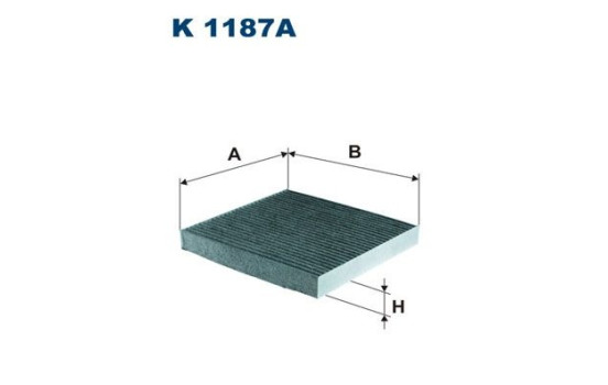 Interior filter K 1187A Filtron