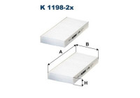 Interior filter K 1198-2x Filtron