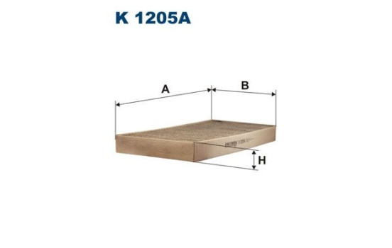 Interior filter K 1205A Filtron