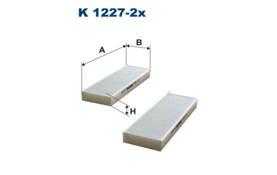 Interior filter K 1227-2x Filtron