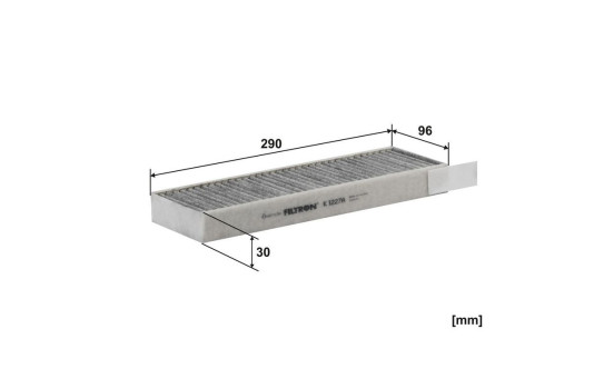 Interior filter K 1227A-2x Filtron, Image 3