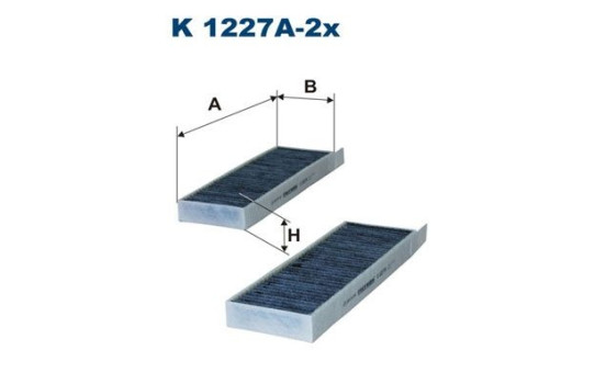 Interior filter K 1227A-2x Filtron