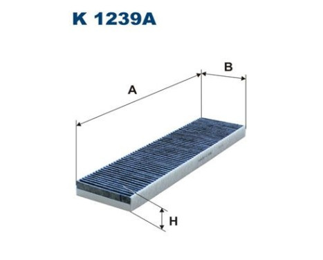 Interior filter K 1239A Filtron