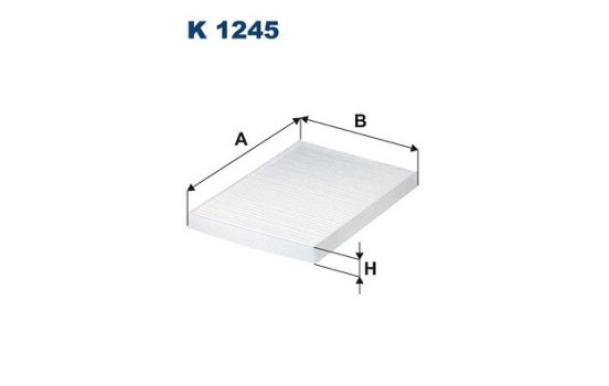 Interior filter K 1245 Filtron