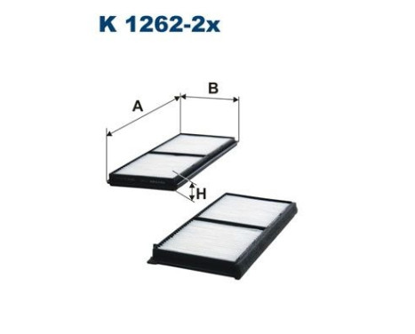 Interior filter K 1262-2x Filtron