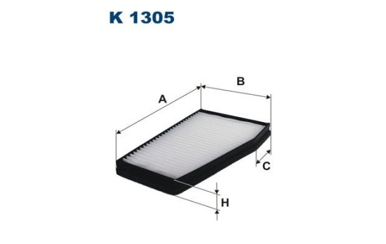 Interior filter K 1305 Filtron