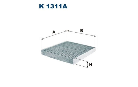 Interior filter K 1311A Filtron