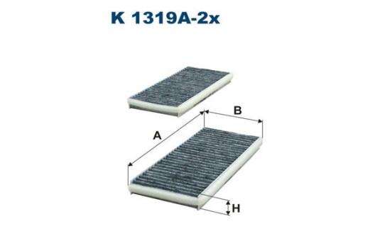 Interior filter K 1319A-2x Filtron