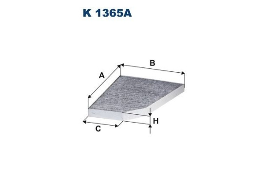 Interior filter K 1365A Filtron