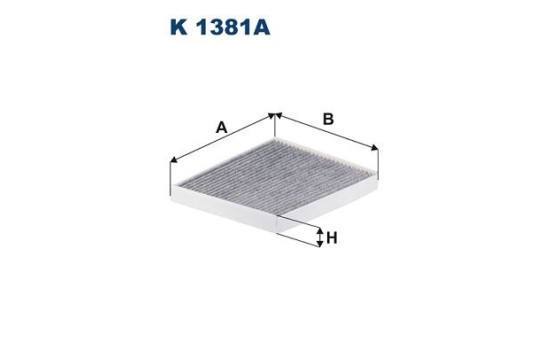 Interior filter K 1381A Filtron