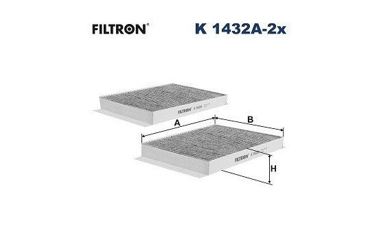 Interior filter K 1432A-2x Filtron