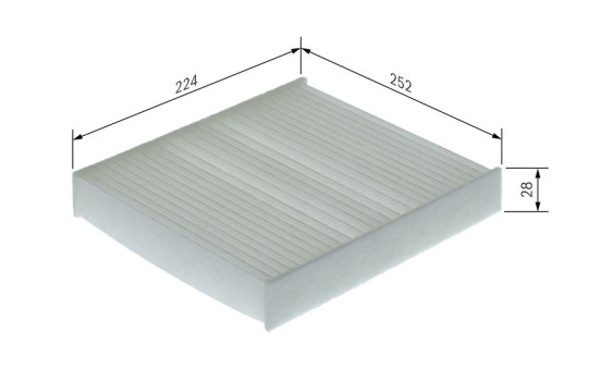Interior filter M5169 Bosch, Image 2