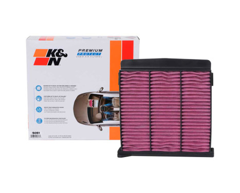K&N Premium Single-Use Cabin Air Filter fits Mitsubishi various models (DVF5051) K&N, Image 3