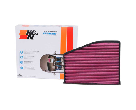 K&N Premium Single-Use Interior Air Filter suitable for Volkswagen/Skoda various models (DVF5071) K&N, Image 3