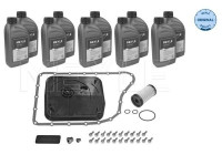 Article set, automatic oil change