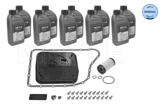 Article set, automatic oil change