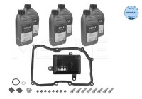 Article set, automatic oil change