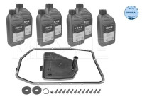 Article set, automatic oil change