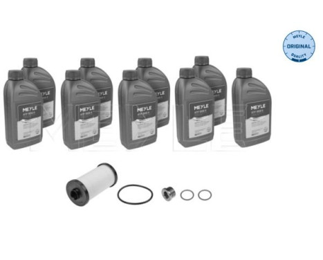 Article set, automatic oil change