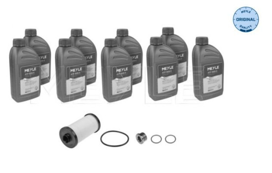 Article set, automatic oil change