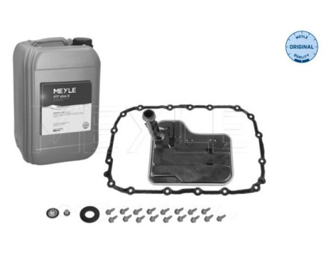 Article set, automatic oil change