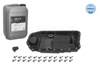 Article set, automatic oil change