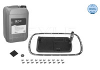 Article set, automatic oil change