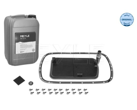 Article set, automatic oil change