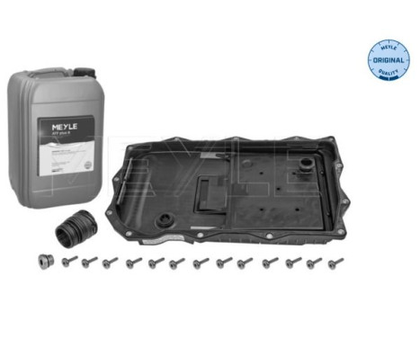 Article set, automatic oil change