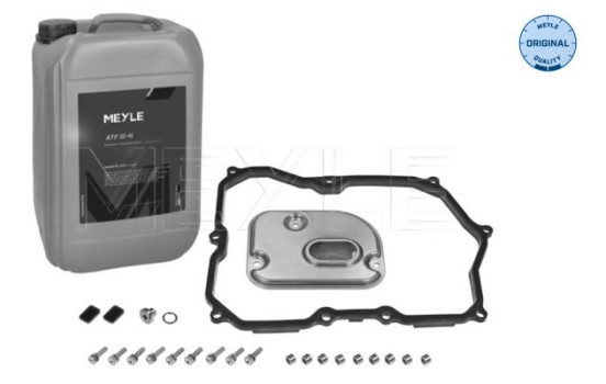 Article set, automatic oil change