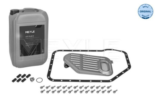 Article set, automatic oil change