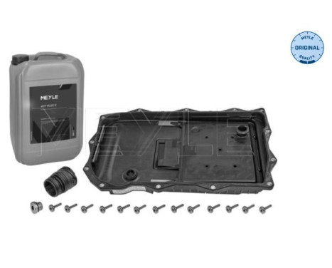 Article set, automatic oil change