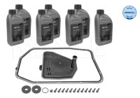 Article set, automatic oil change