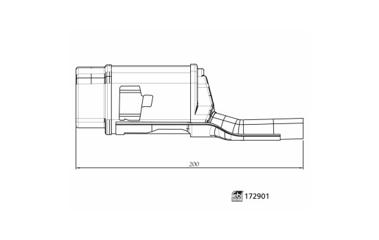 Hydraulic Filter, automatic transmission 172901 FEBI