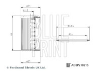 Hydraulic filter, automatic transmission ADBP210215 Blue Print