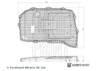 Hydraulic filter, automatic transmission Blue Print Solution ADBP210107