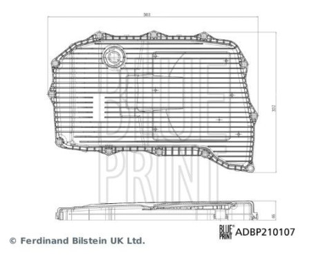 Hydraulic filter, automatic transmission Blue Print Solution ADBP210107