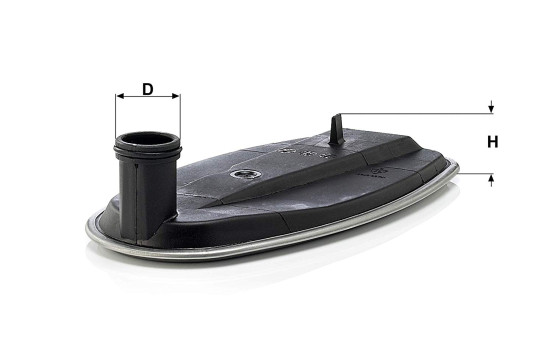 Hydraulic Filter, automatic transmission H 182 KIT Mann, Image 2