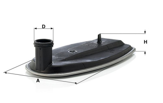 Hydraulic Filter, automatic transmission H 182 KIT Mann, Image 4